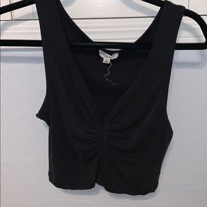 Black crop top